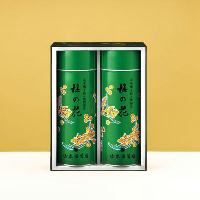 梅の花」中缶2本詰合せ(緑缶) | 山本海苔店公式オンラインショップ
