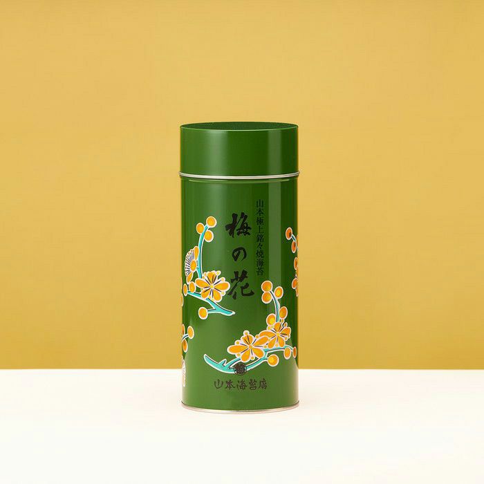 「梅の花」中缶 焼海苔(緑缶) 山本海苔店公式オンラインショップ