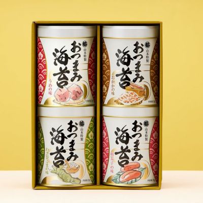 おつまみ海苔3缶詰合せ | 山本海苔店公式オンラインショップ