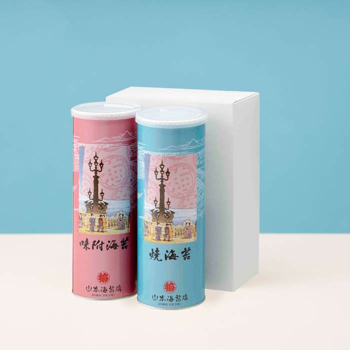 銘々海苔2缶詰合せ(架橋缶) | 山本海苔店公式オンラインショップ