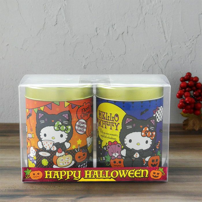 2022年 ハロウィンデザイン】Hello Kitty のりチップス 2缶詰合せ（うめ・ツナマヨ） | 山本海苔店公式オンラインショップ